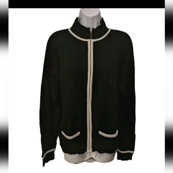 Old Navy Sweaters - NWT Old Navy Classic Zip Cardigan Sweater XL Long Sleeve Wool Blend #8100